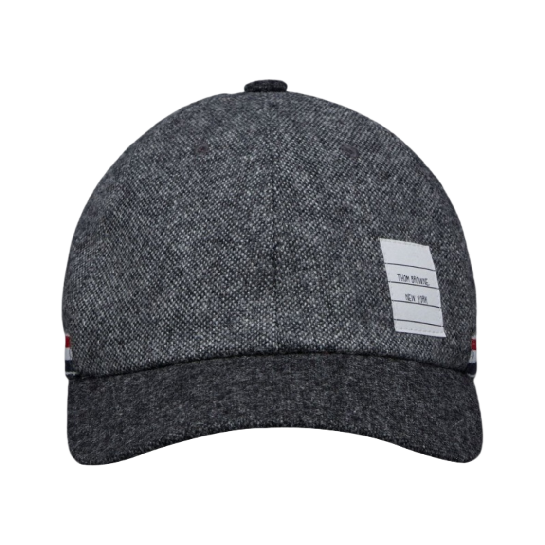 톰브라운 솔리드 도네갈 트위드 6-패널 베이스볼 캡 미디움 그레이(Thom Browne Solid Donegal Tweed 6-Panel Baseball Cap Medium Grey)