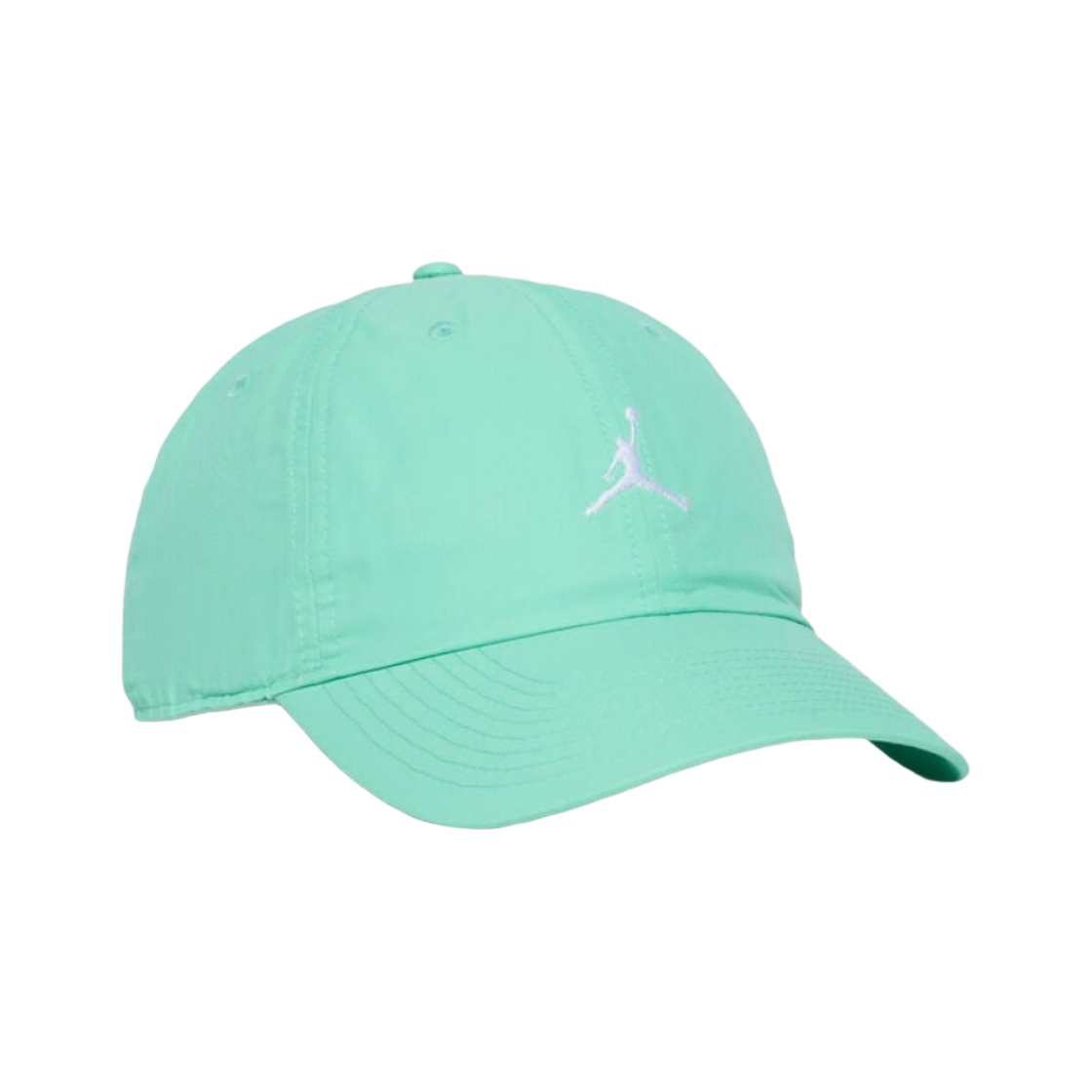FD5185-349 Jordan Adjustable Unstructured Tennis Club Cap Emerald Rise White