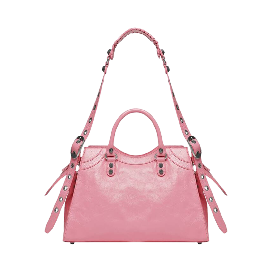 발렌시아가 네오 카골 시티 핸드백 핑크(Balenciaga Neo Cagole City Handbag Pink) - 3