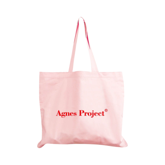 AP-P00000BO Agnes Project Large Cotton Bag Pink