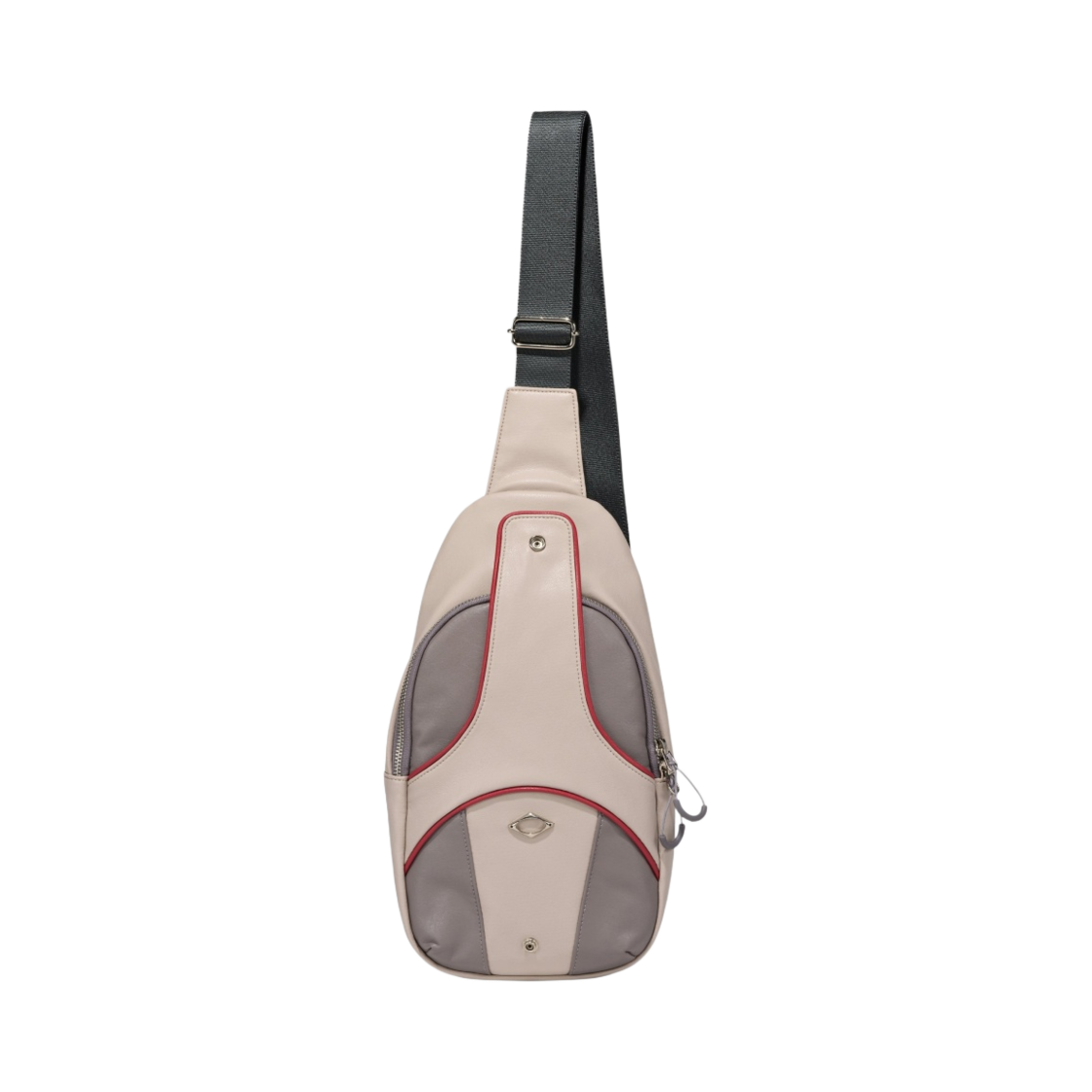 미스치프 폴더블 레더 슬링백 핑크 베이지 퍼플 그레이(Mischief Foldable Leather Sling Bag Pink Beige Purple Grey)