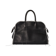 The Row Salpa Margaux 15 Bag in Leather Black