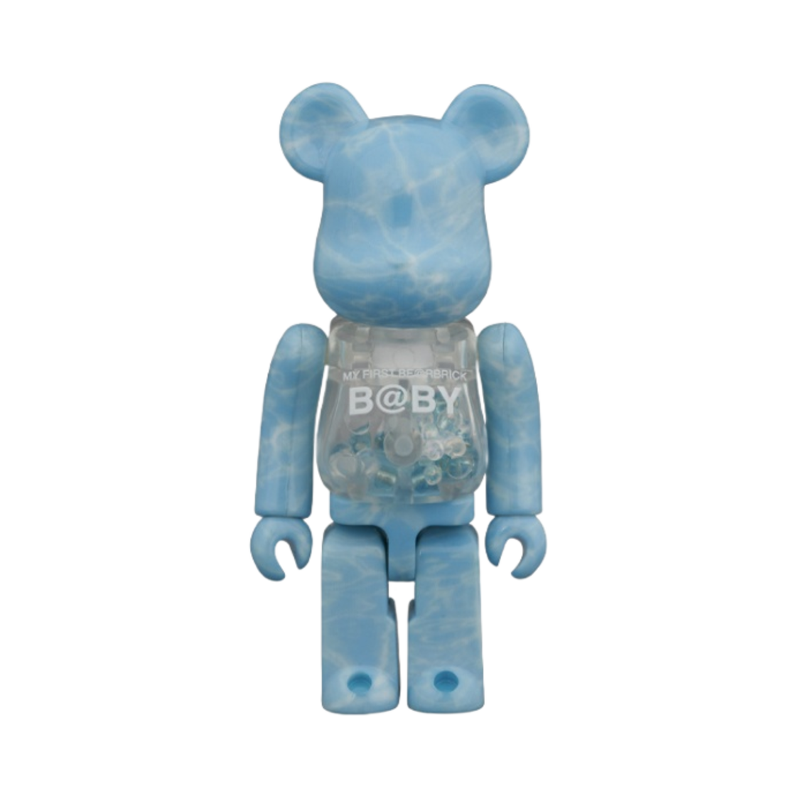 베어브릭 마이 퍼스트 베어브릭 베이비 워터 크레스트 버전 100% & 400% 세트(Bearbrick My First Bearbrick Baby Water Crest Ver. 100% & 400% Set) - 3