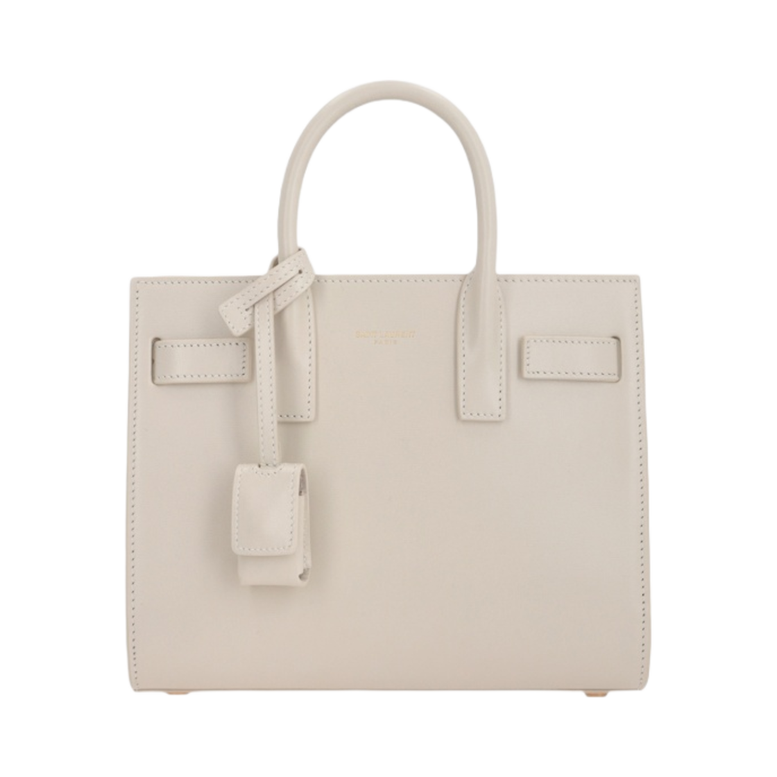 생로랑 스무스 레더 클래식 삭 드 주르 나노 블랑 빈티지(Saint Laurent Classic Sac de Jour Nano in Smooth Leather Blanc Vintage) - 1