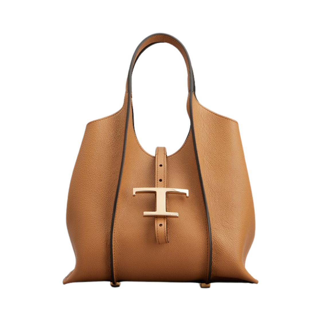 XBWTSBA9100Q8ES410 Tod's T Timeless Leather Mini Shopping Bag Brown