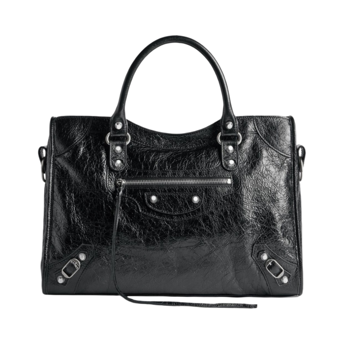 발렌시아가 르 시티 미디움 백 블랙