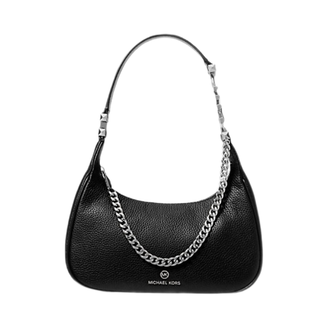 마이클 코어스 파이퍼 스몰 페블 레더 숄더백 블랙(Michael Kors Piper Small Pebbled Leather Shoulder Bag Black) - 1