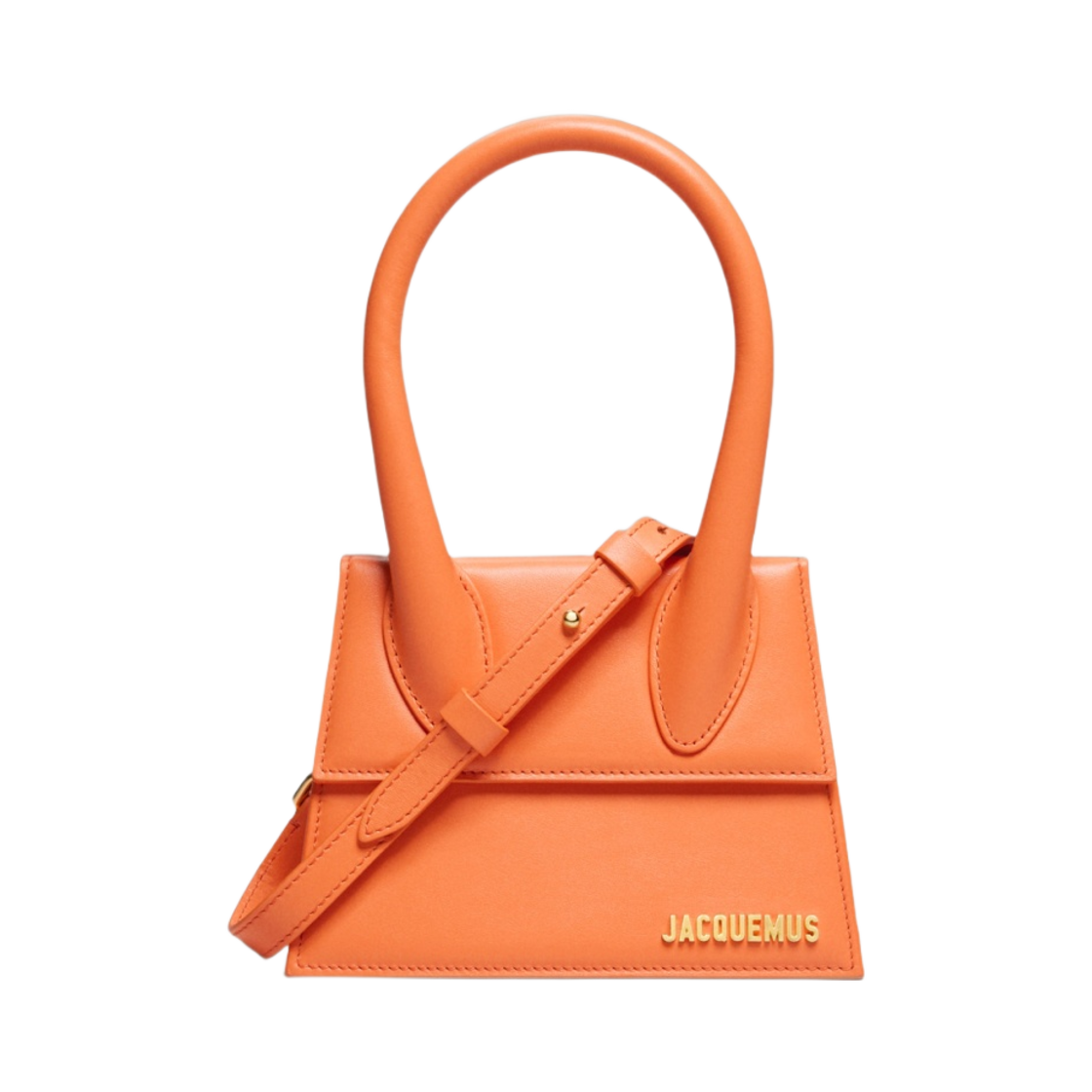 자크뮈스 르 치키토 모옌 시그니쳐 핸드백 오렌지(Jacquemus Le Chiquito Moyen Signature Handbag Orange) - 1