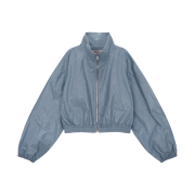 (W) Matin Kim Coating Crop Blouson in Sky