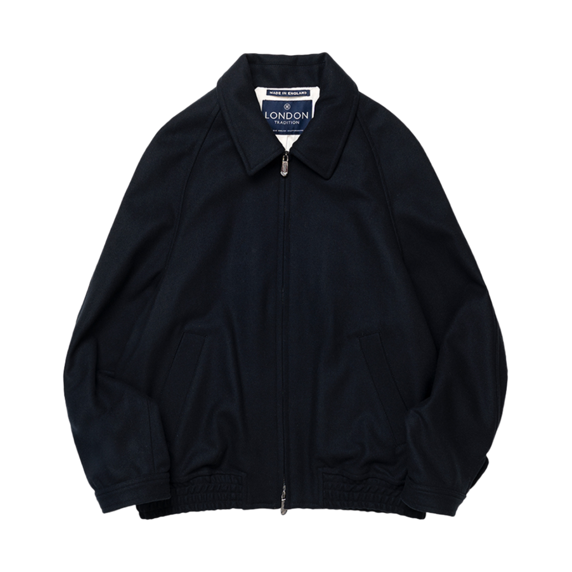 런던 트레디션 칼라 울 블루종 Ver 1 1673 다크 네이비(London Tradition Collar Wool Blouson Ver 1 1673 Dark Navy)