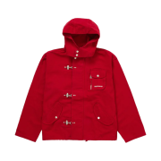 【美品】supreme canvas clip jacket M red supreme canvas clip jacket 赤 Lサイズ シュプリーム - メルカリ