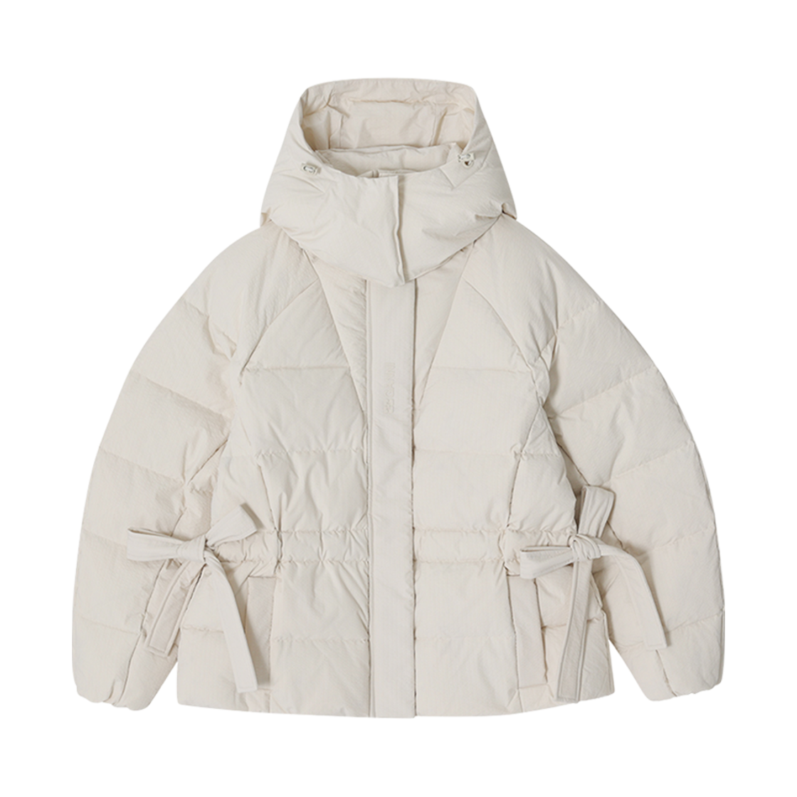 (W) 가니 테크 오버사이즈 퍼퍼 자켓 토푸((W) Ganni Tech Oversized Puffer Jacket Tofu) - 1