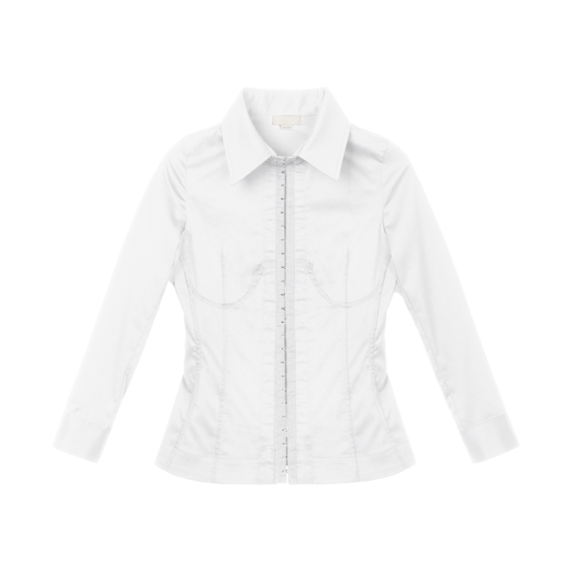 본네 코르셋 심 셔츠 화이트(Bonnae Corset seam shirt White)