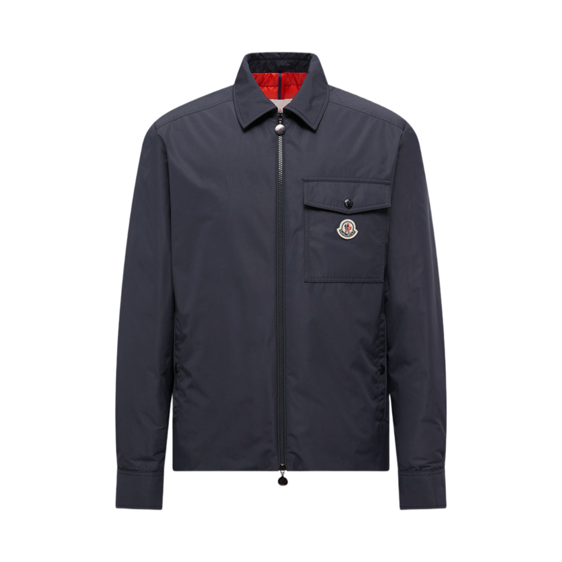 K2-091-1G00015-59876-74S Moncler Vigeon Down Shirt Jacket Blue - 25FW