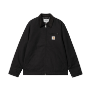 Carhartt WIP Lined Dearborn Canvas Detroit Jacket Black Rigid - Winter