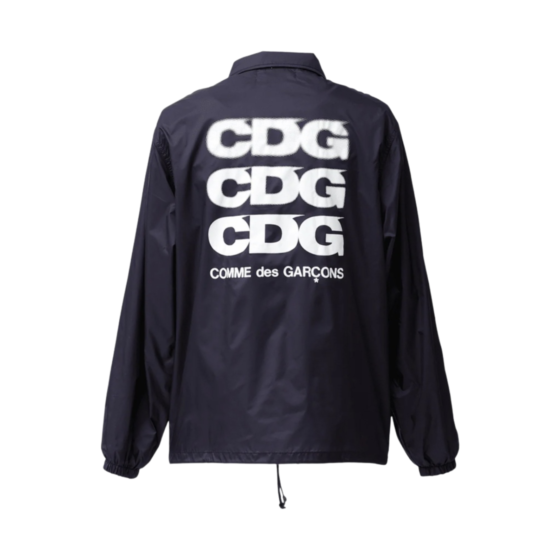 CDG 로고 코치 자켓 네이비(CDG Logo Coach Jacket Navy)