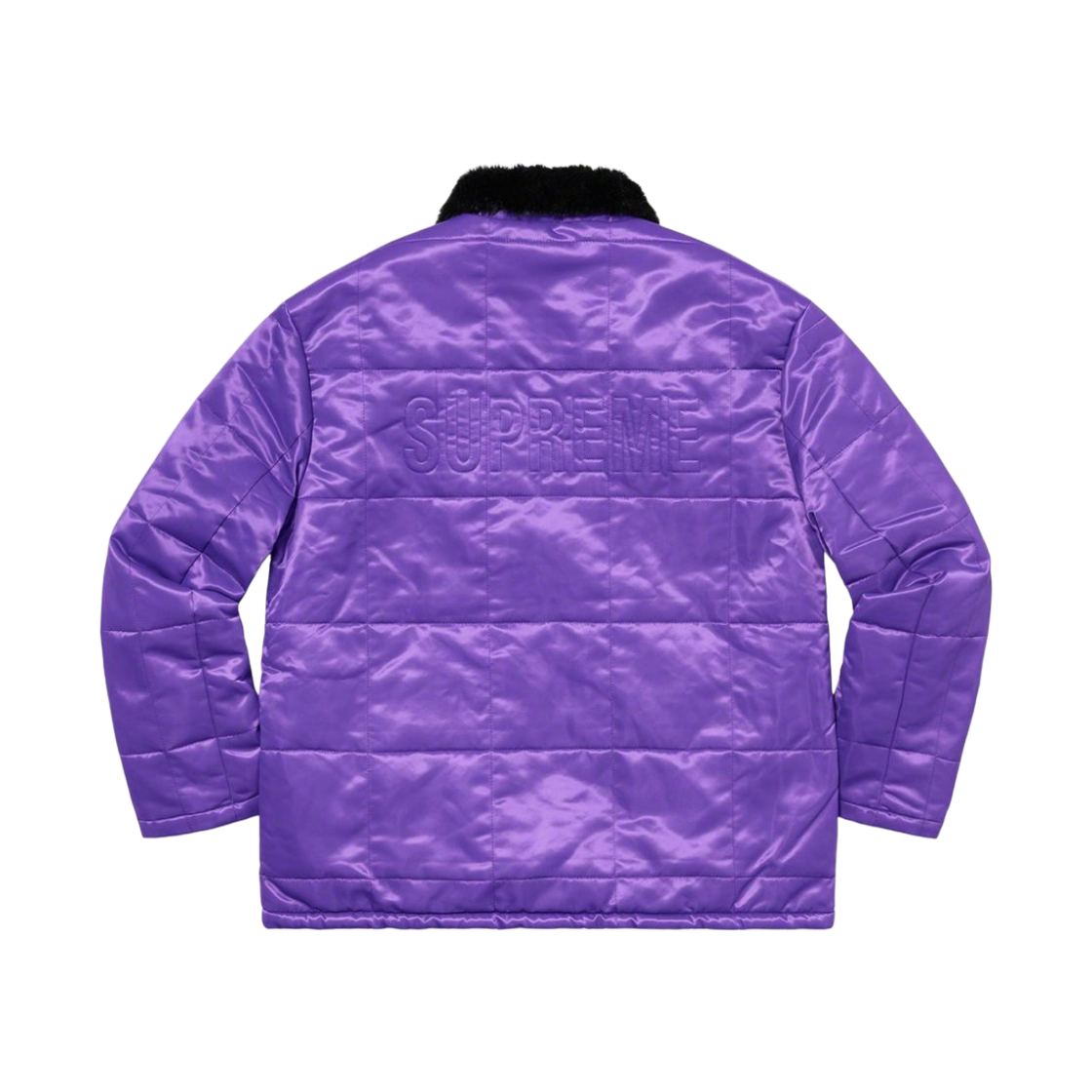 슈프림 퀼티드 코듀라 라인드 자켓 퍼플 - 20SS(Supreme Quilted Cordura Lined Jacket Purple - 20SS) - 3