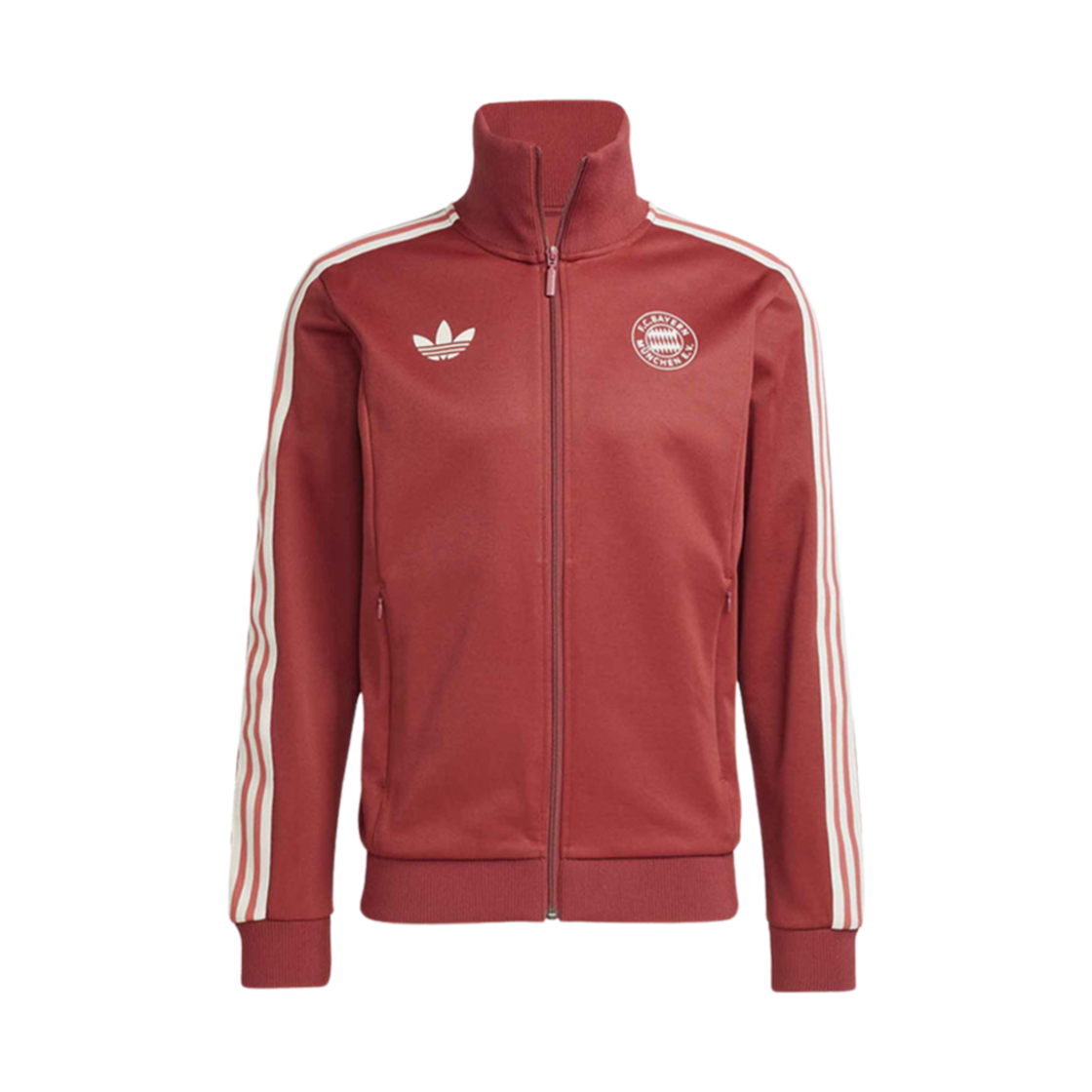 아디다스 FC 바이에른 트랙탑 미스테리 레드 - KR 사이즈(Adidas FC Bayern Track Top Mystery Red - KR Sizing) - 1
