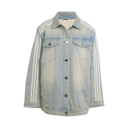 (W) Adidas Adilenium Season 3 Two-In-One Denim Shirt Jacket Blue - KR Sizing