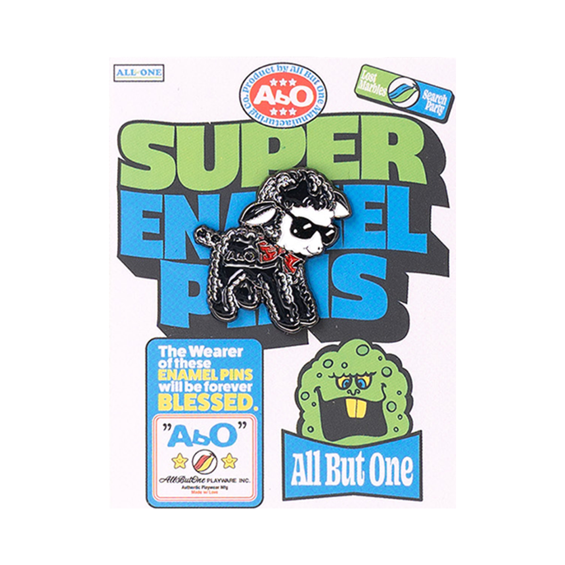 AB25SSUKR009XX ABO Enamel Sheep Pin 3