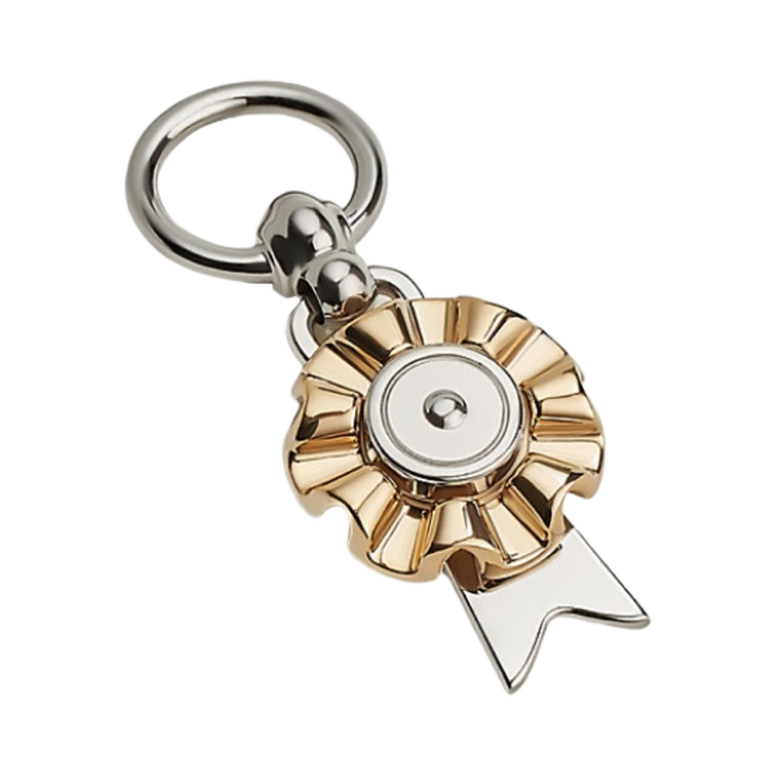 H603414S00 Hermes Charms Flot Twilly Ring Permabrass Palladie Permabrass