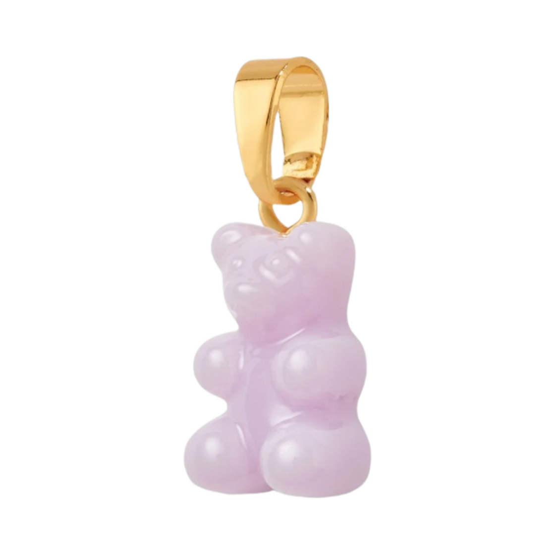 - Crystal Haze Nostalgia Bear with Classic Connector Gold Lavender