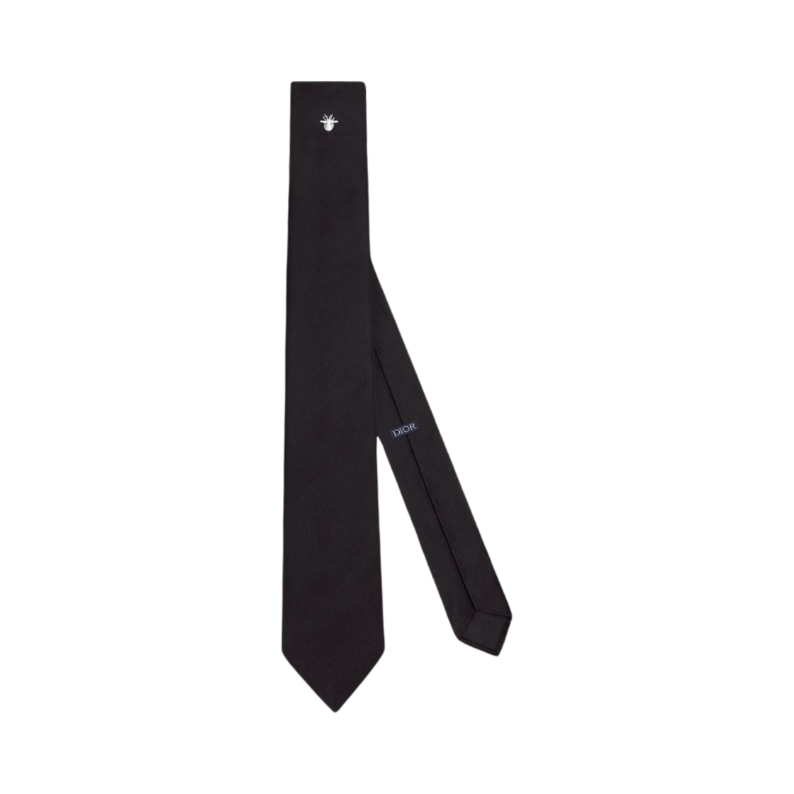 디올 비 모티프 실크 타이 블랙(Dior Silk Tie with Bee Motif Black)
