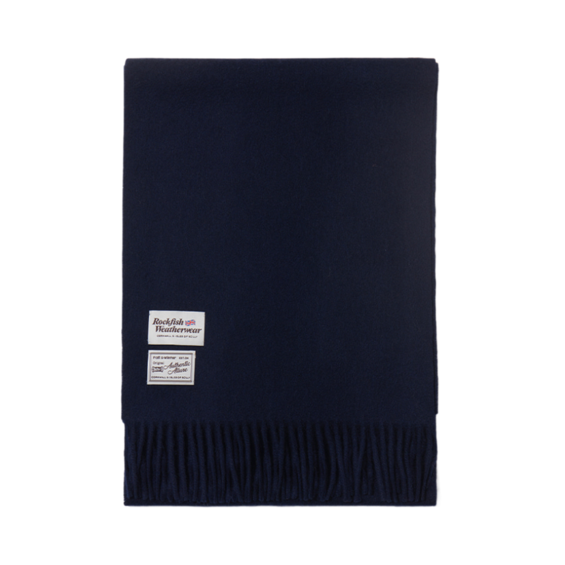 RF4ACBE3MF002 (W) Rockfishweatherwear Classic Wool Muffler Navy