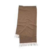 Acne Studios Narrow Wool Fringe Muffler Caramel Brown