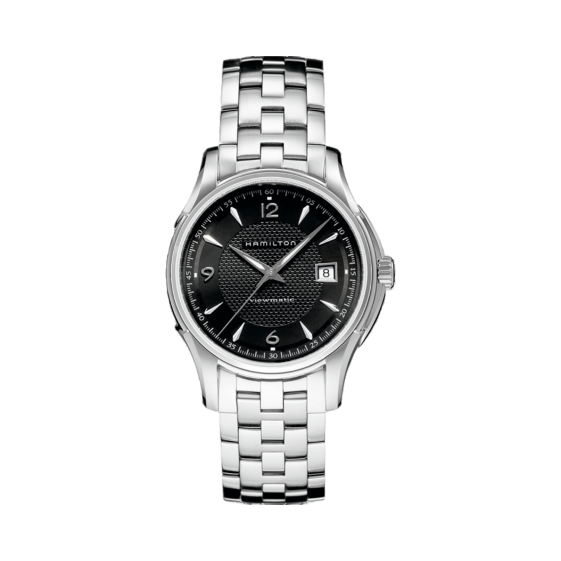 해밀턴 재즈마스터 뷰매틱 40mm 스테인리스 스틸 블랙(Hamilton Jazzmaster Viewmatic Auto 40mm Stainless Steel Black) - 1