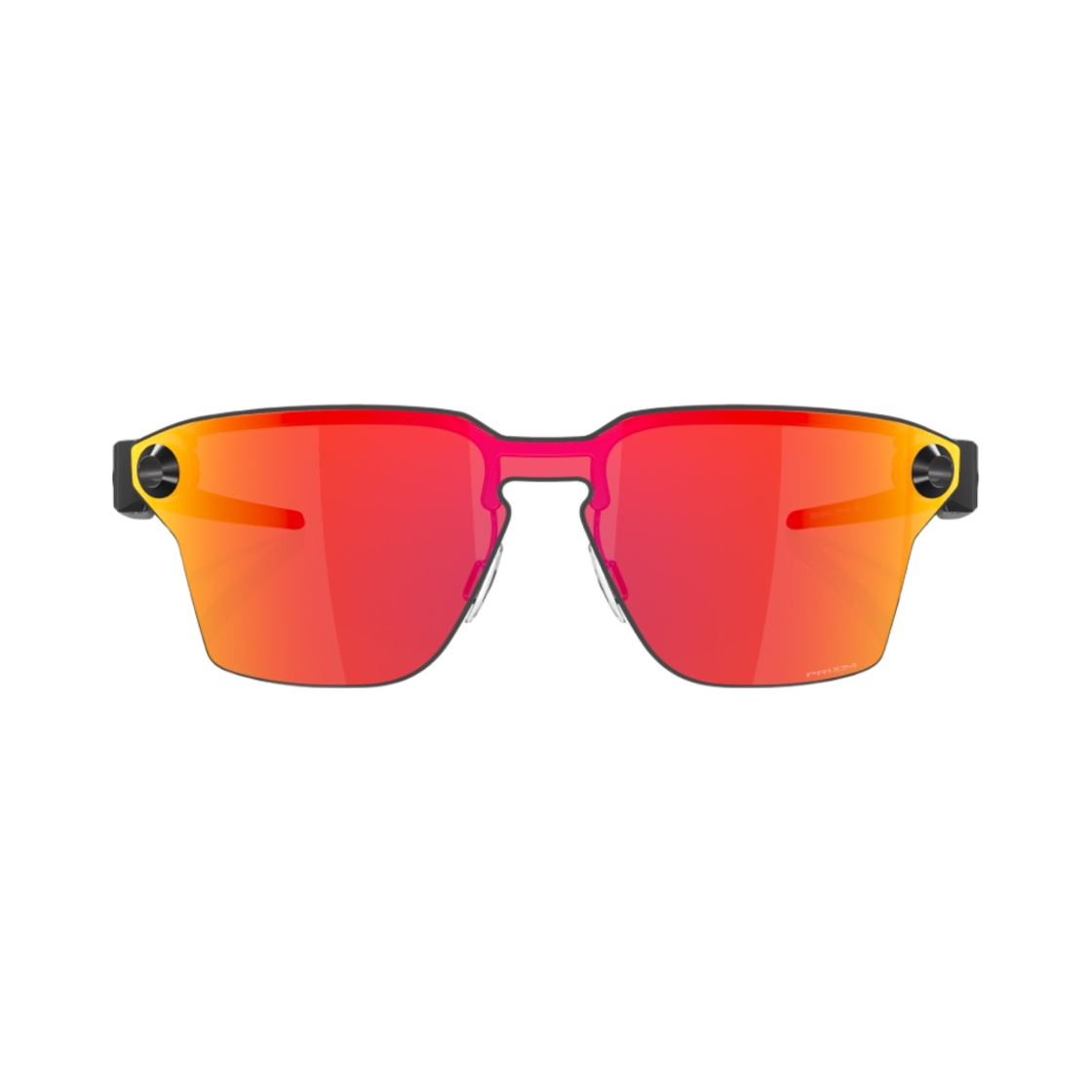 오클리 러그프레이트 폴리쉬드 블랙 프레임 프리즘 루비 렌즈 내로우 핏(Oakley Lugplate Polished Black Frame Prizm Ruby Lenses Narrow Fit) - 2