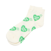 Human Made Heart Short Socks Green