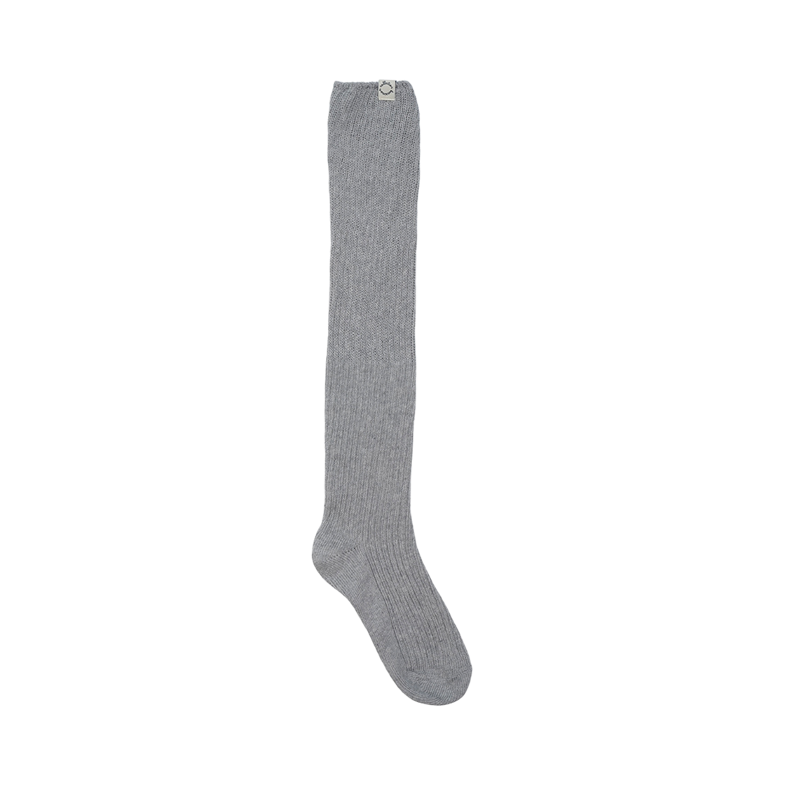 벤시몽 립 루즈 니삭스 그레이(Bensimon Ribbed Loose Knee Socks Grey)