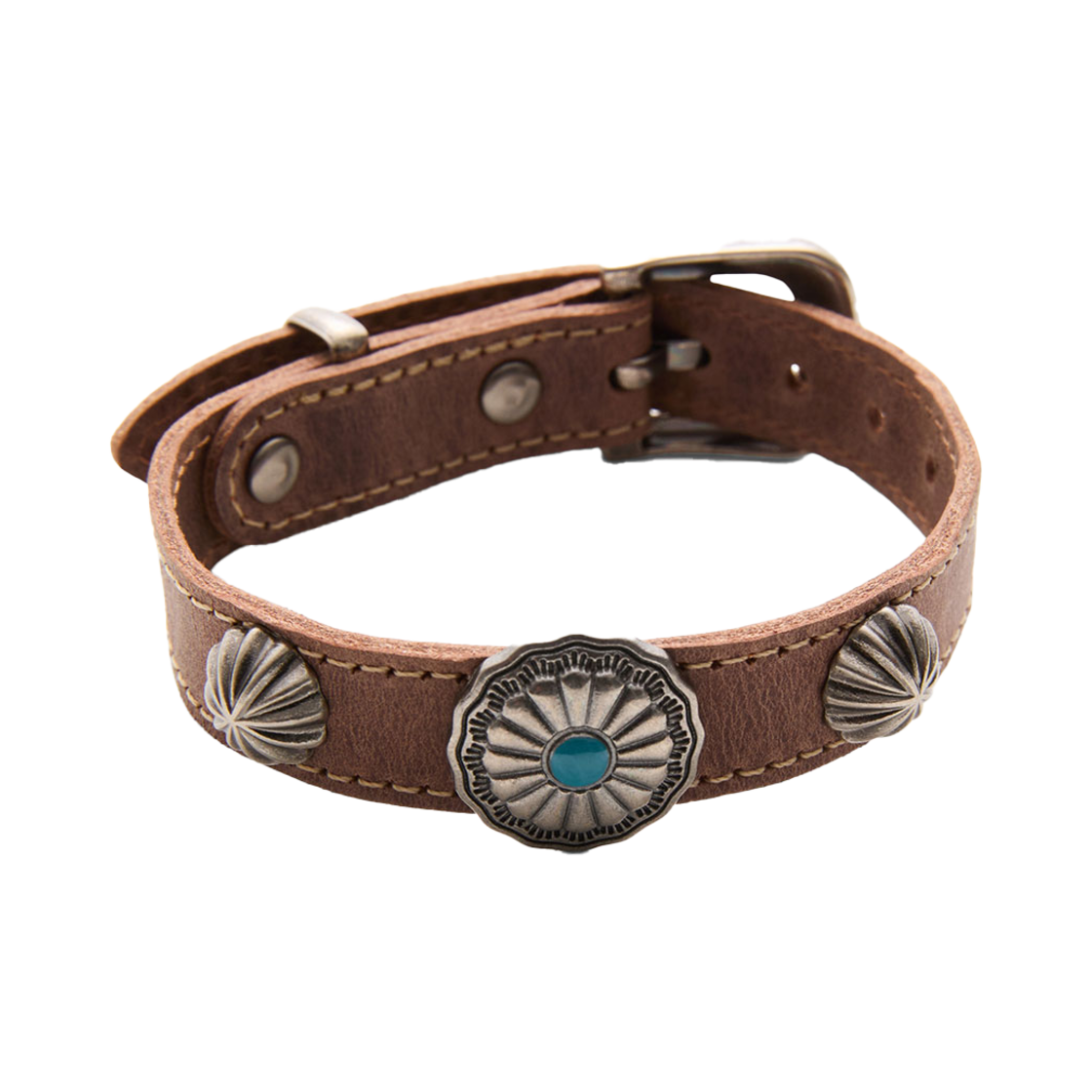 25SMAC060BR Ogarp Concho Wrist Belt Brown