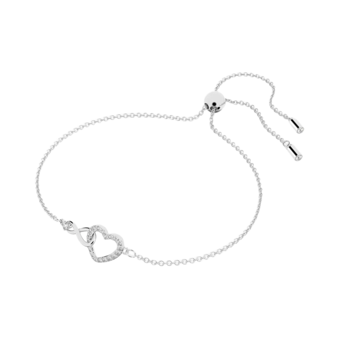 Swarovski (W) Swarovski Infinity Bracelet White Rhodium Plated · ONE SIZE
