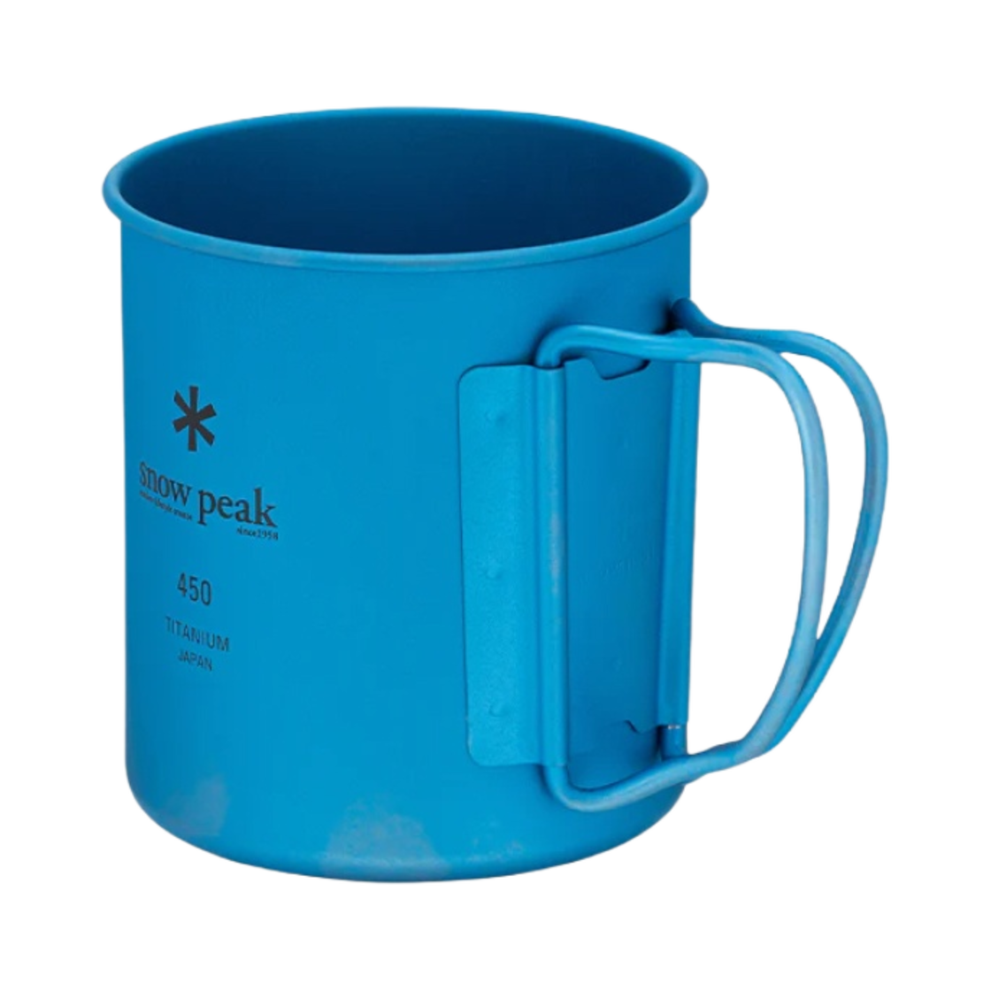 스노우 피크 티탄 싱글 450 아노다이즈드 컵 블루(Snow Peak Ti-Single 450 Anodized Cup Blue) - 2