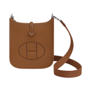 Hermes Evelyne 16 Amazone Bag Clemence & Palladium Gold