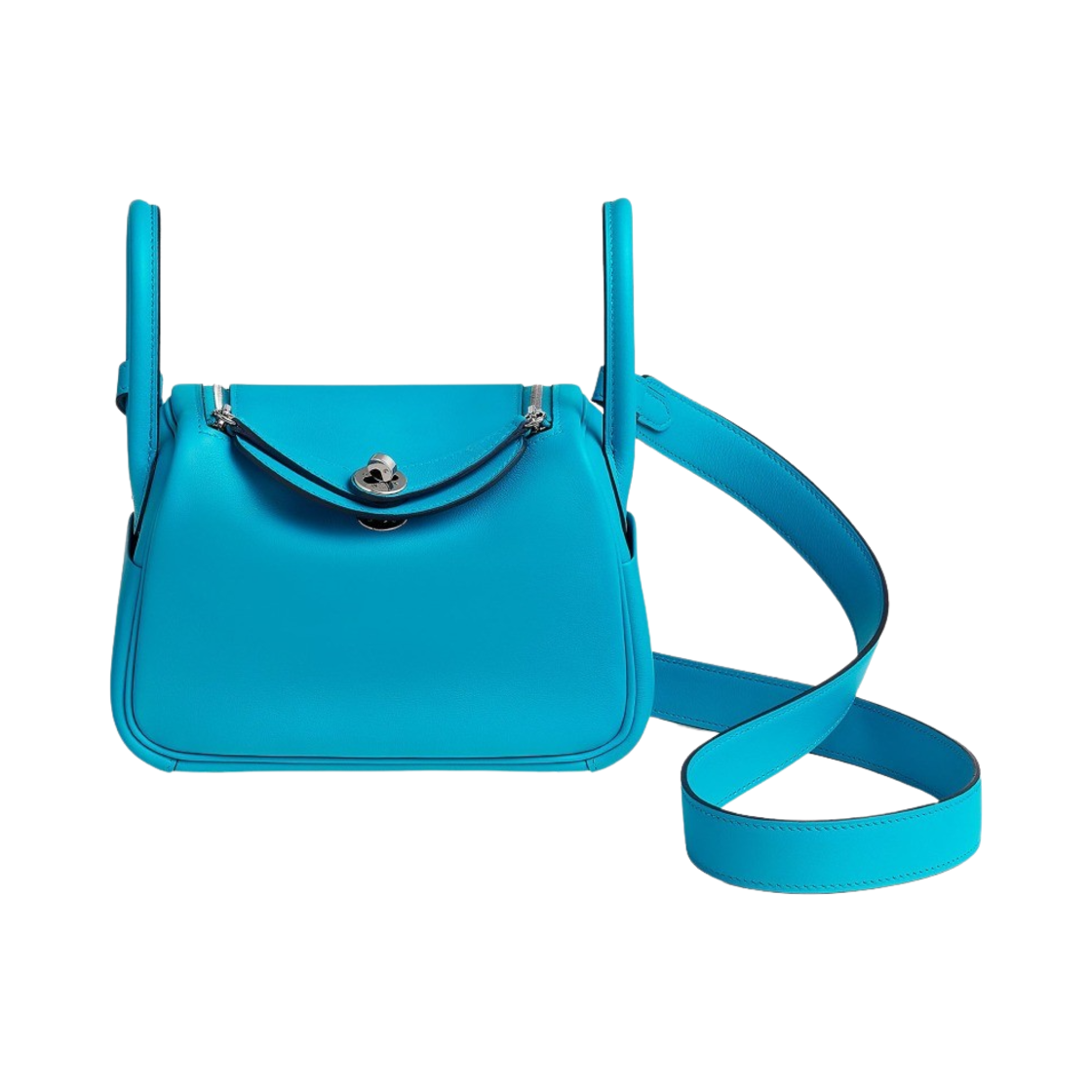 에르메스 린디 미니백 스위프트 & 팔라듐 하드웨어 블루 프리다(Hermes Lindy Mini Bag Swift & Palladium Bleu Frida) - 1