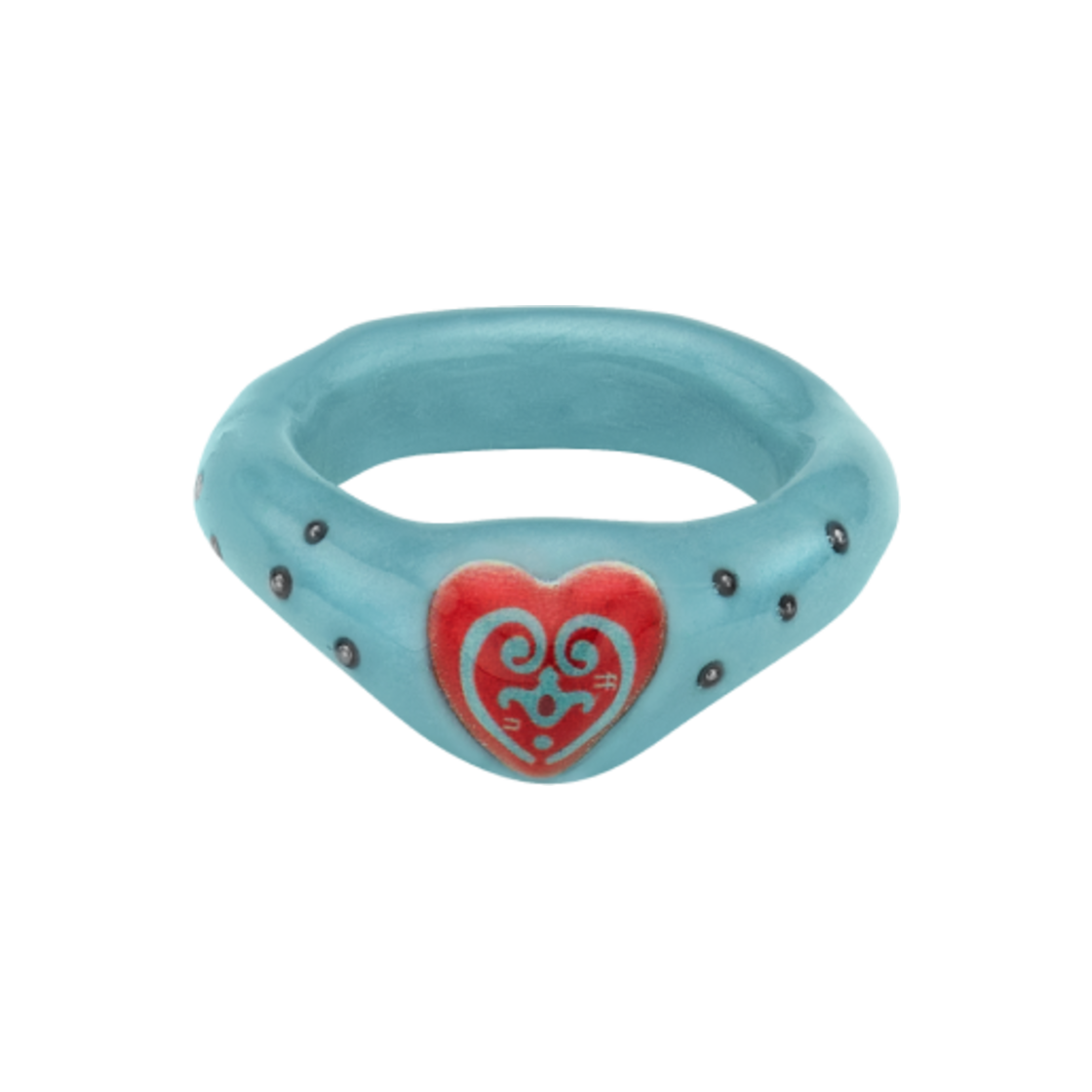 nff357 Nff Dotty Romance Ring Pale Blue