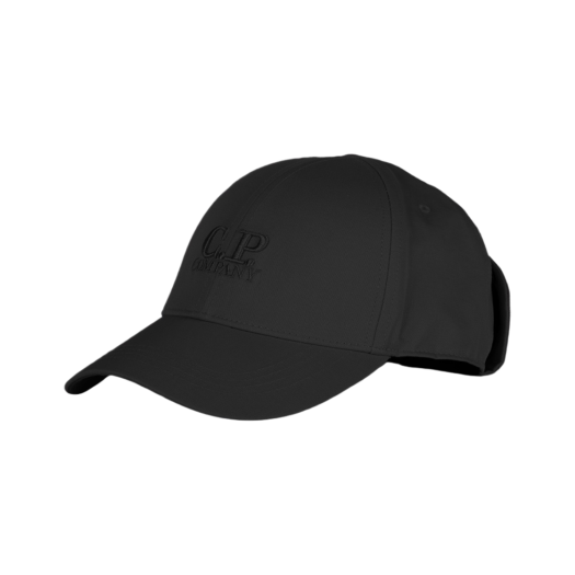 C.P. Company Gabardine Goggle Cap Black - 22SS