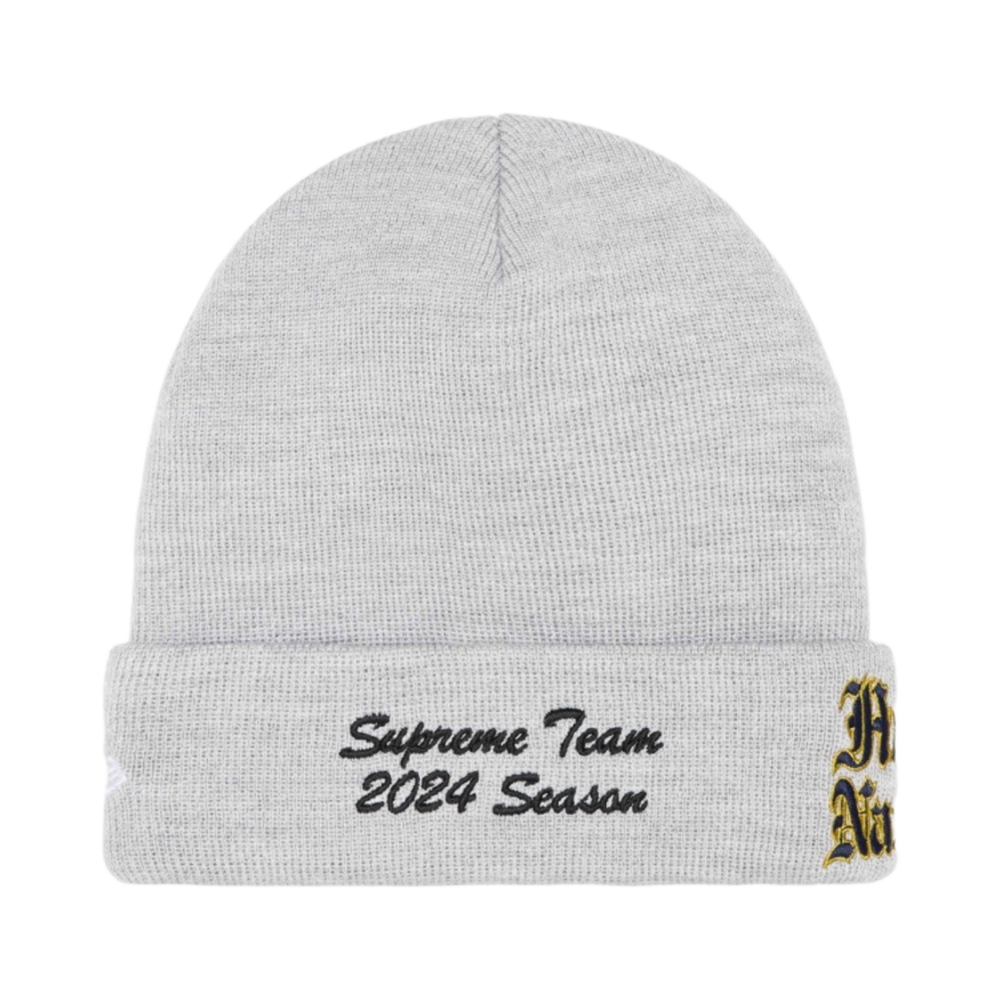 슈프림 x 뉴에라 살베이션 비니 헤더 그레이 - 24SS(Supreme x New Era Salvation Beanie Heather Grey - 24SS) - 2