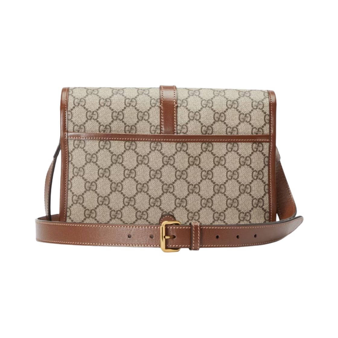 구찌 인터로킹 G GG 메신저백 베이지 에보니(Gucci GG Messenger Bag with Interlocking G Beige Ebony) - 4