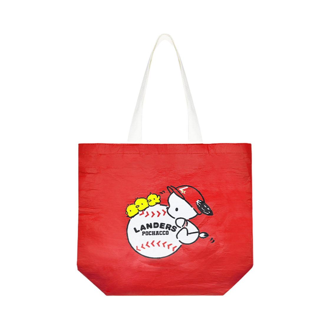 SSG 랜더스 x 포차코 미디움 타포린 백 멀티(SSG Landers x Pochacco Medium Tarpaulin Bag Multi)