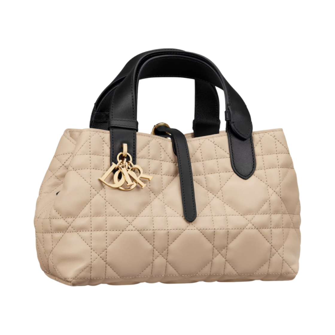 디올 스몰 뚜주흐 백 매크로까나쥬 카프스킨 로프 베이지 블랙(Dior Small Toujours Bag Macrocannage Calfskin Rope Beige Black) - 2