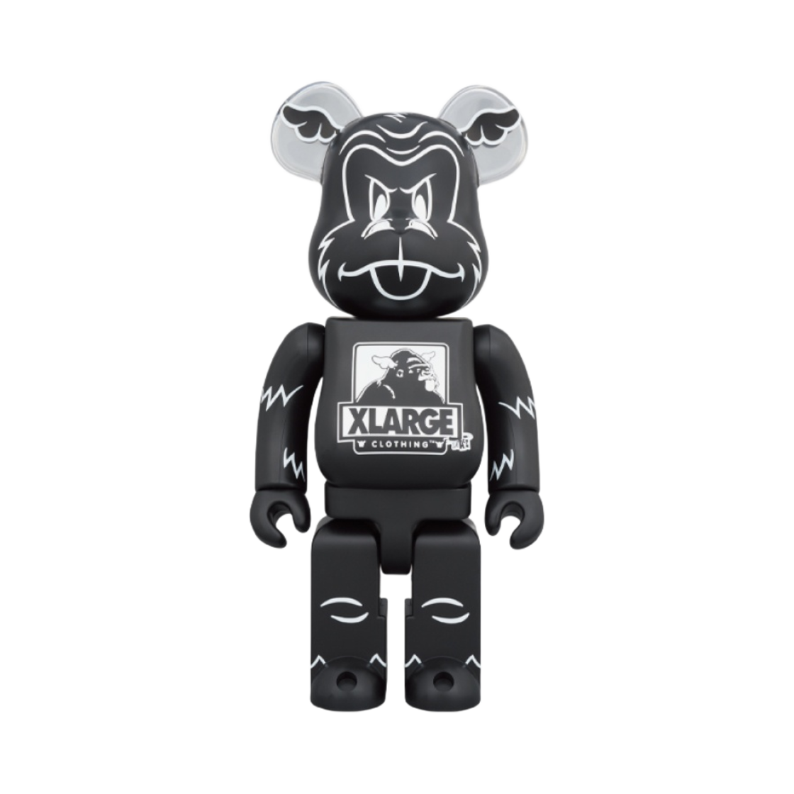베어브릭 x 엑스라지 x 디페이스 100% & 400% 세트 블랙(Bearbrick x XLarge x D*Face 100% & 400% Set Black) - 2