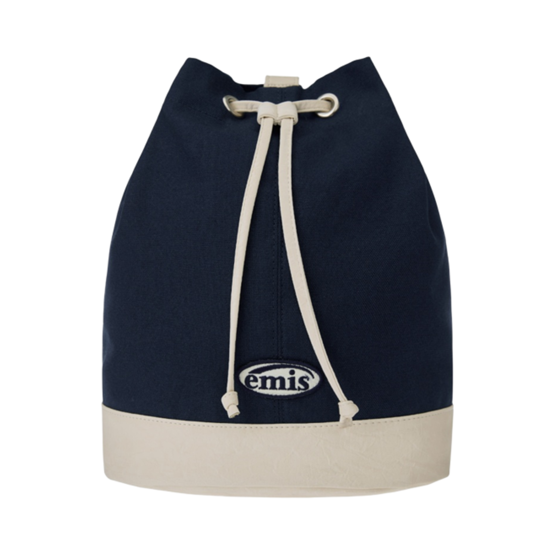 이미스 캔버스 마린백 네이비 아이보리(Emis Canvas Marine Bag Navy Ivory)