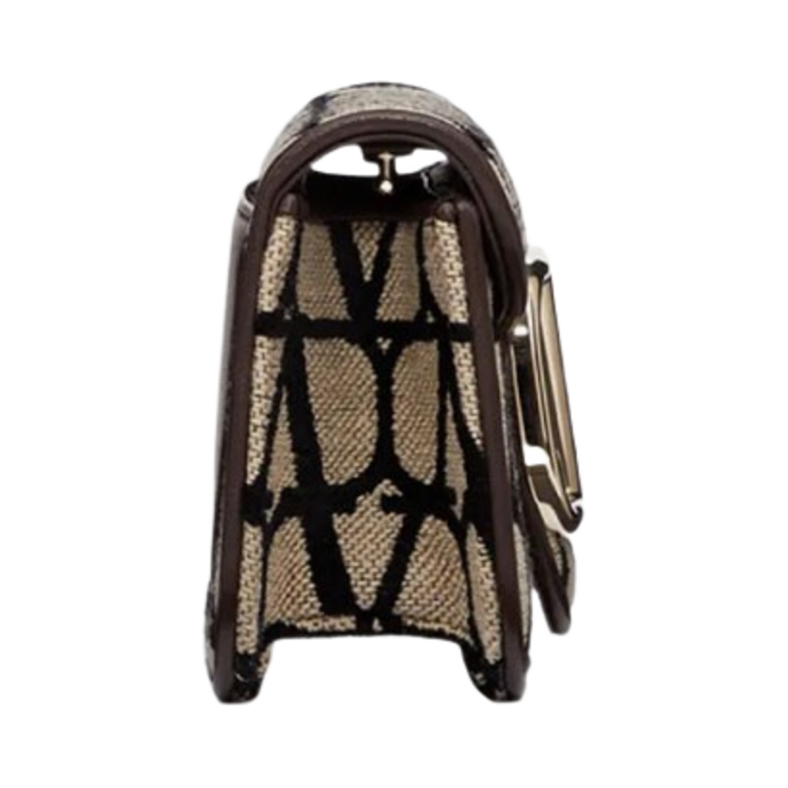 발렌티노 트왈 아이코노그래피 스몰 로코 숄더백 베이지 블랙(Valentino Small Loco Toile Iconographe Shoulder Bag Beige-Black) - 3