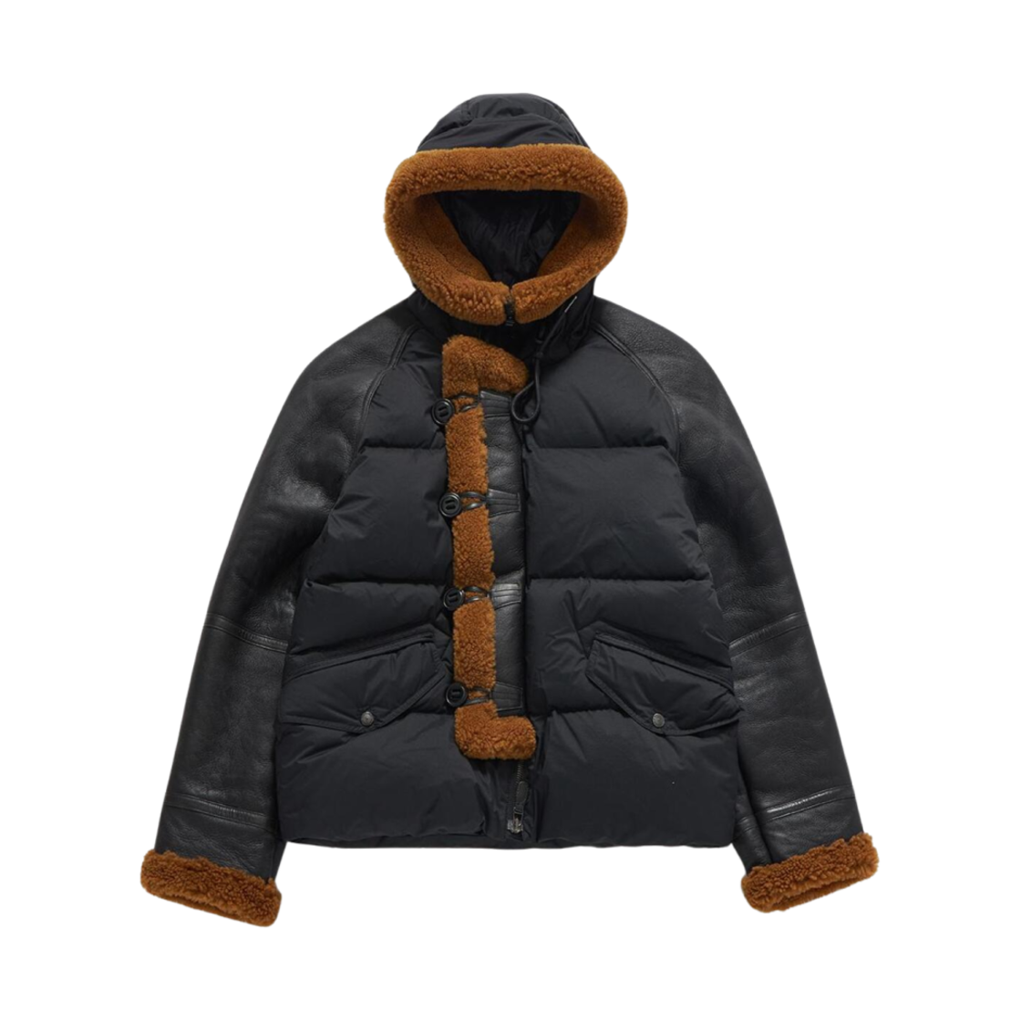 (W) 이스트로그 윈드스톰 무통 다운 파카 블랙((W) Eastlogue Windstorm Mouton Down Parka Black)