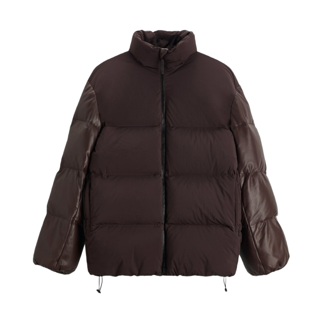자라 x 스튜디오 니콜슨 콘트라스트 퍼퍼 자켓 브라운(Zara x Studio Nicholson Contrast Puffer Jacket Brown)