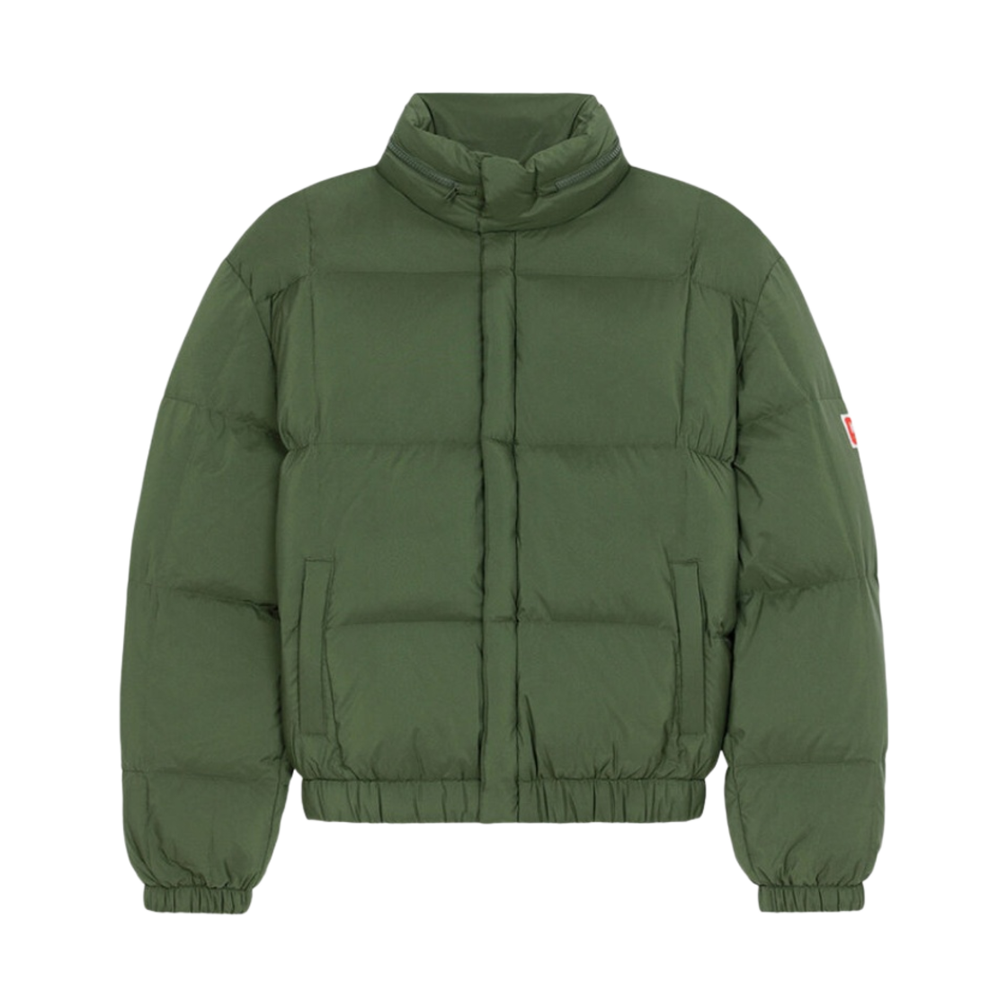 겐조 박시 패딩 자켓 다크 카키(Kenzo Boxy Padded Jacket Dark Khaki) - 1